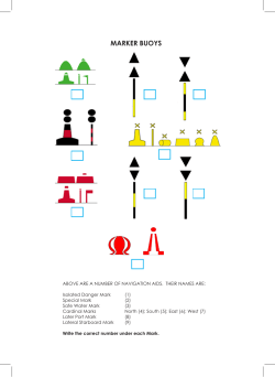 marker buoys - Australian Boat Safe Licence College