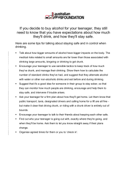 If you decide to buy alcohol for your teenager