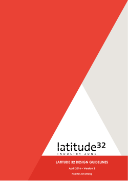 Latitude 32 Design Guidelines &ndash; Version 3