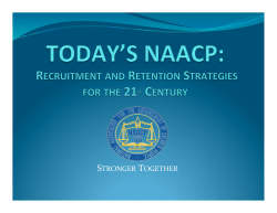 from Andrea Brown Gee, NAACP Membership Director