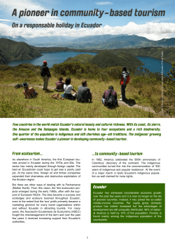 Ecuador has witnessed considerable economic growth over the past