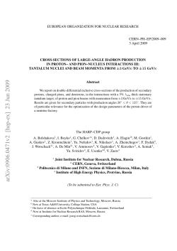Cross-Sections of Large-Angle Hadron Production in Proton