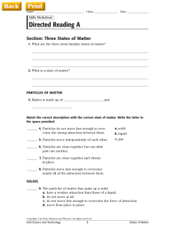 2-1 DRA and answers - Fairfield Public Schools