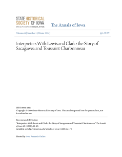 Interpreters With Lewis and Clark: the Story of Sacagawea and