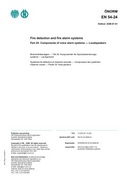 EN 54-24 - Austrian Standards plus