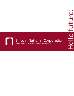 2010 report - Lincoln Financial Group