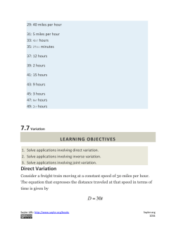 direct and inverse proportion