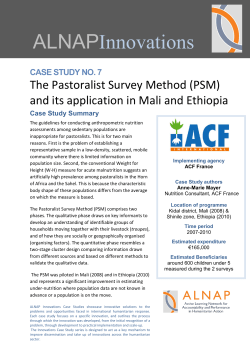 The Pastoralist Survey Method