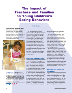 The Impact of Teachers and Families on Young Children`s