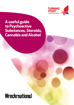 A useful guide to Psychoactive Substances, Steroids
