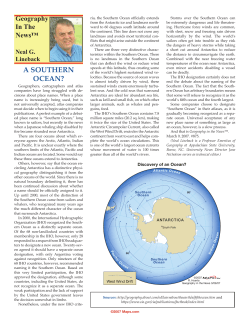 a southern ocean?