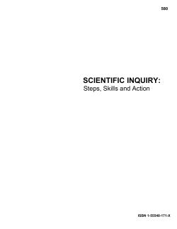 scientific inquiry