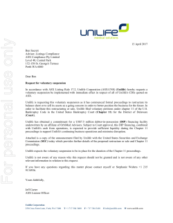 For personal use only