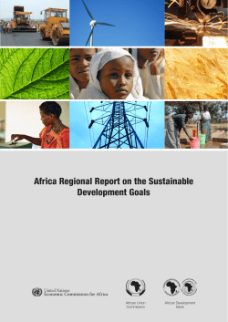 Africa Regional Report on the Sustainable Development Goals