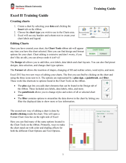 Excel II Training Guide