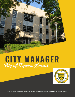 city manager - Strategic Government Resources