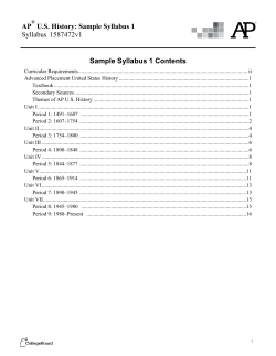 Syllabus - Tanque Verde School District