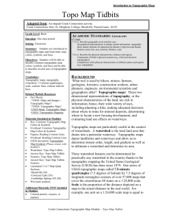 Topo Map Tidbits