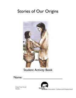 Stories of our Origins Student Guide