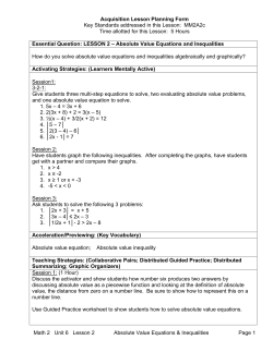 Acquisition Lesson Planning Form