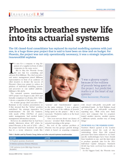 Phoenix breathes new life into its actuarial systems