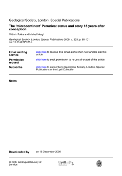 Perunica: status and story 15 years after Geological Society, London