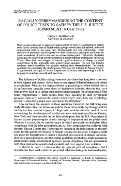 RACIALLY GERRYMANDERING THE CONTENT OF