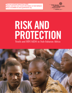 Risk and Protection: Youth and HIV/AIDS in Sub