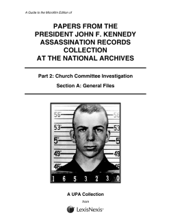 papers from the president john f. kennedy assassination