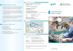 Coronary Artery Bypass Surgery