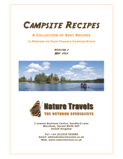 Campsite recipes