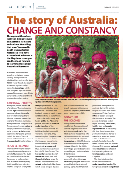 The story of Australia - Bridge