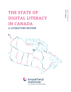THE STATE OF DIGITAL LITERACY IN CANADA