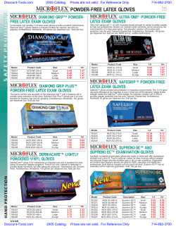 powder-free latex gloves