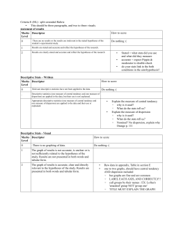 Criteria E (HL)&ndash; split extended Rubric &bull; This should be three