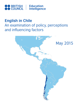 English in Chile - Education Intelligence | British Council