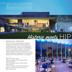 Historic meets HIP - National Constitution Center