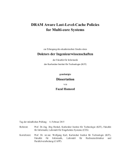 DRAM Aware Last-Level-Cache Policies for Multi-core Systems