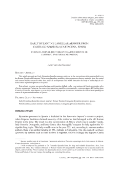 early byzantine lamellar armour from carthago - Gladius