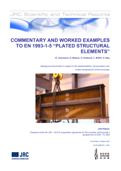 COMMENTARY AND WORKED EXAMPLES TO EN 1993-1