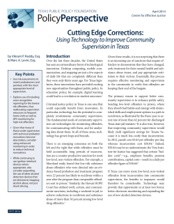 Cutting Edge Corrections - Texas Public Policy Foundation