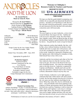 Androcles and The Lion