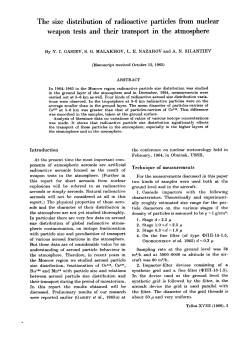 The size distribution of radioactive particles from nuclear