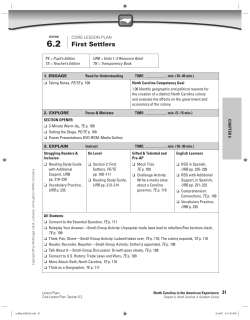 First Settlers - McDougal Littell
