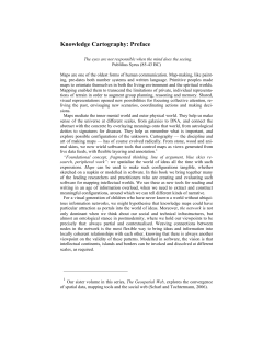 Knowledge Cartography: software tools and mapping techniques