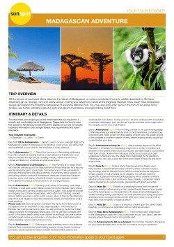 MADAGASCAN ADVENTURE