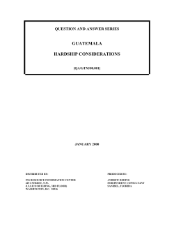 guatemala hardship considerations