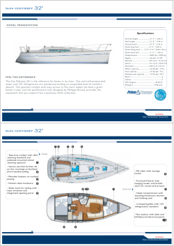 Technical specification for the Sun Odyssey 32i