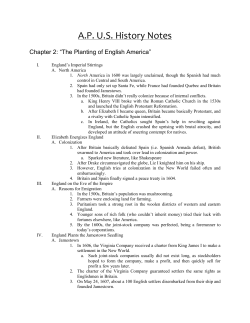 APUS History Notes - Hart County Schools