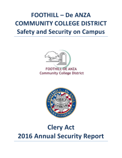 here - Foothill-De Anza Police Department